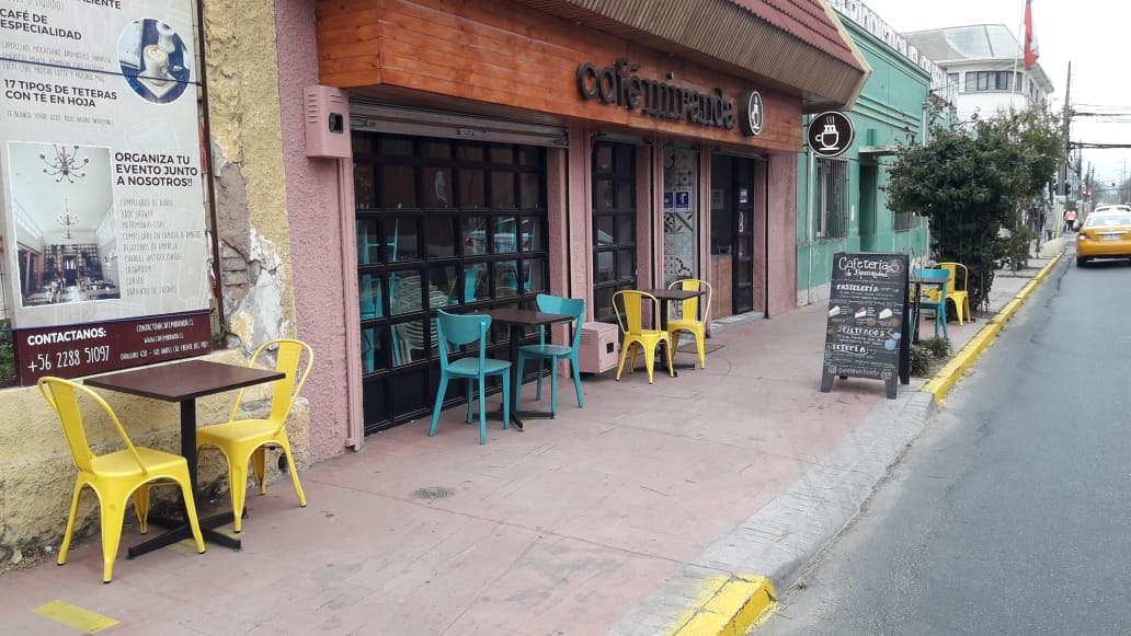 [FOTOS] Quillota Restaurantes y cafés instalan mesas en sus terrazas