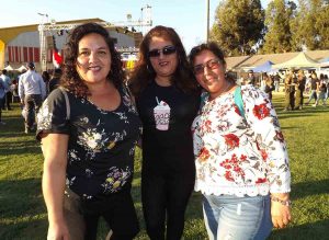 Erika Pino Calderón, Sandra Miranda Muñoz y Lidia Cerda Miranda.