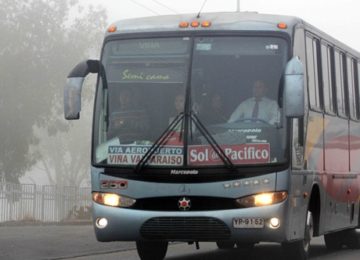 alza de pasajes de Sol del Pacífico, recorrido vía aeropuerto de Quillota, La Calera, Viña del Mar, Valparaíso, Concón y Limache
