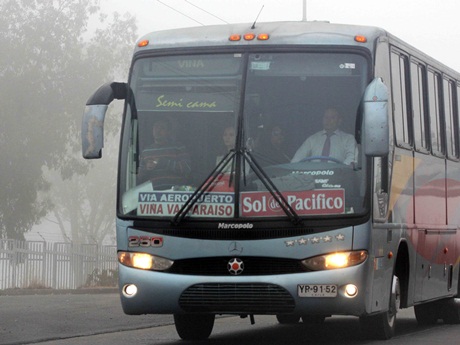 alza de pasajes de Sol del Pacífico, recorrido vía aeropuerto de Quillota, La Calera, Viña del Mar, Valparaíso, Concón y Limache