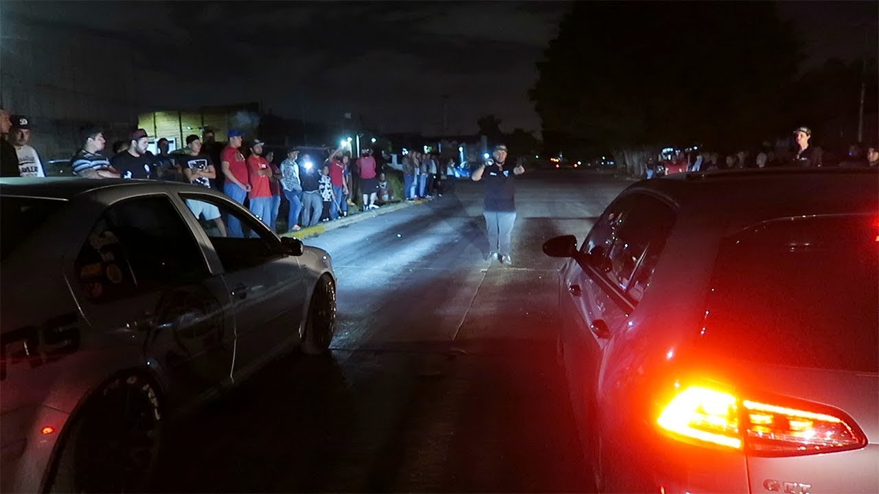 FOTOS: Carrera clandestina de autos deja a un herido en estado crítico