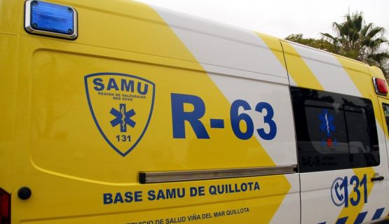 Vehículo atropelló a peatón frente al Estadio Marista en Quillota