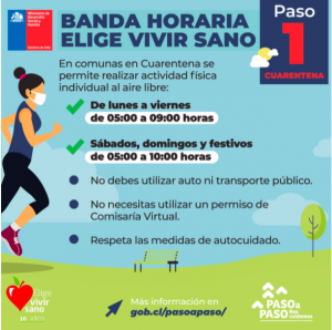 horario franja deportiva elige vivir sano