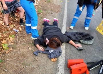 Victima de accidente en alameda Rabuco