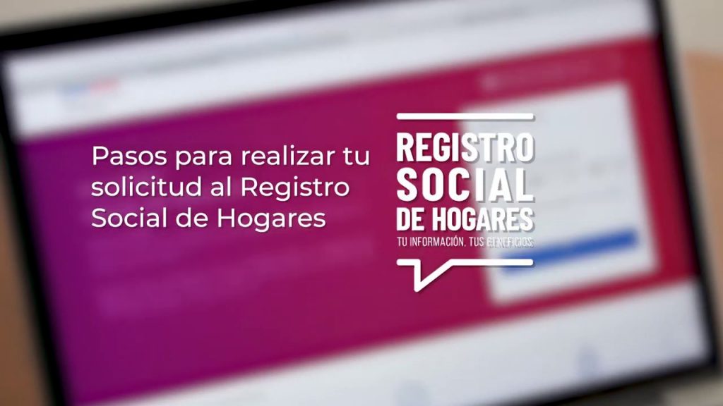 inscribirte en el registro social de hogares