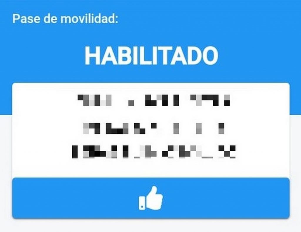 solicitar pase de movilidad