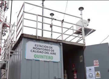 Calidad del aire en Quintero