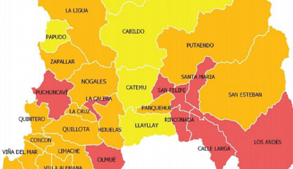 fase comunas region de valparaiso