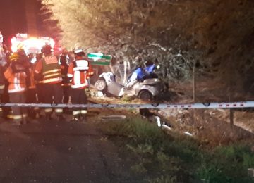 accidente calle larga