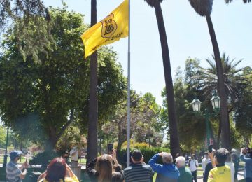 Inauguración Bandera Gigante San Luis 8 de diciembre