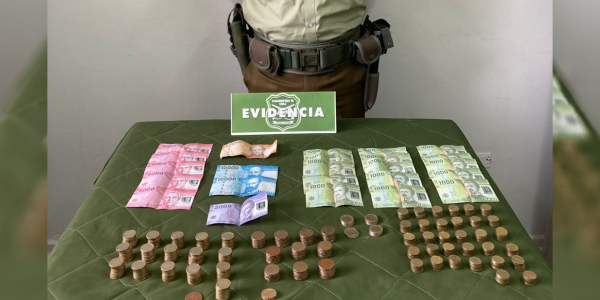 Carabineros detuvo a cuatro sujetos que huían tras robar un local ...