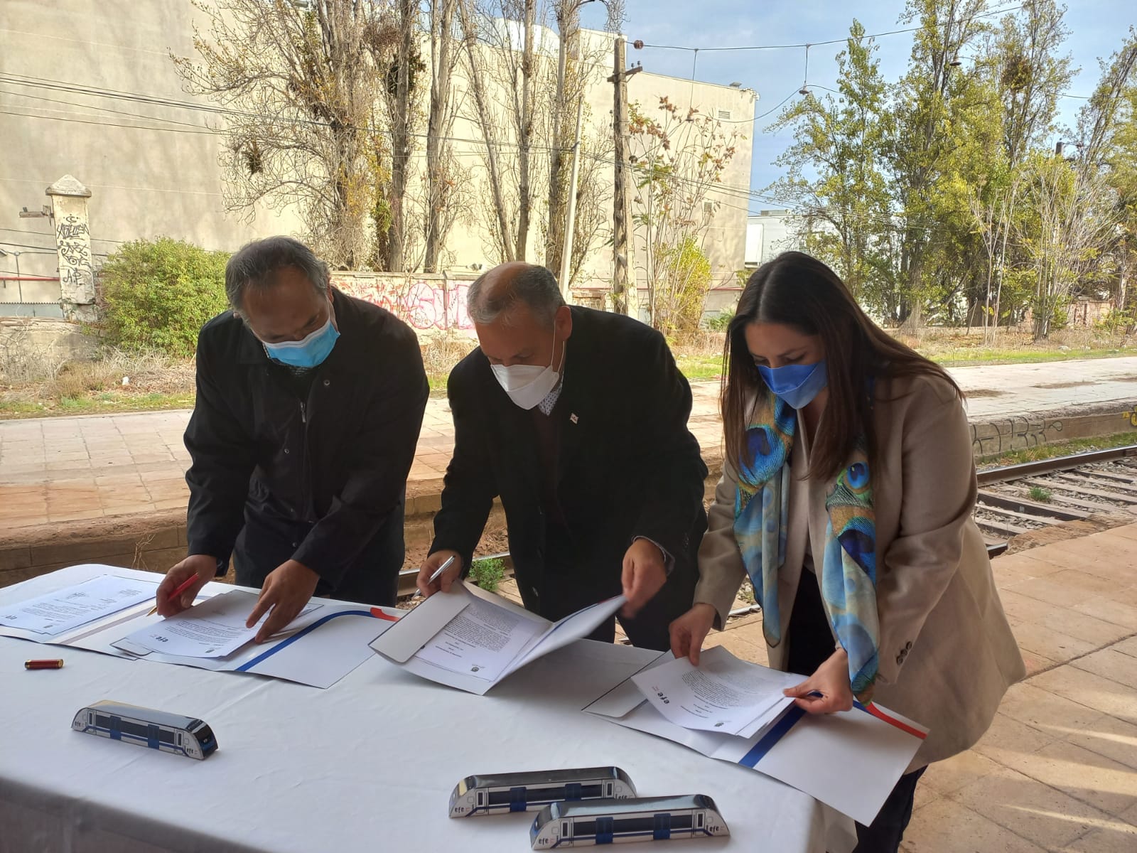 extensión del tren a San Felipe y Los Andes convenio 