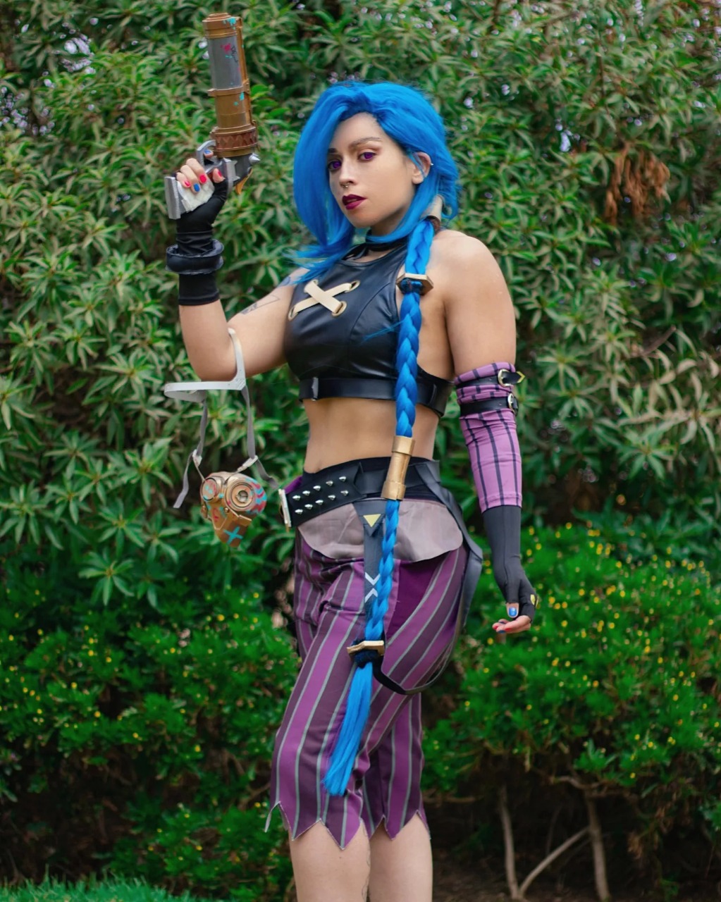 Jinx de League of Legends, trajes de cosplay