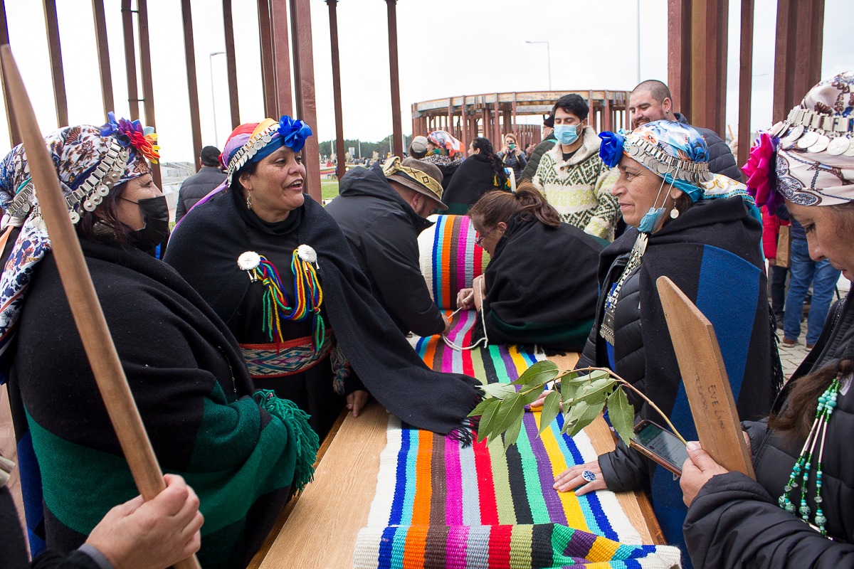 telar más grande del mundo mapuche villa alemana