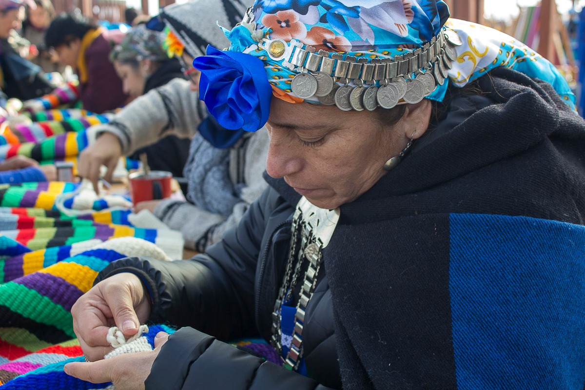 telar más grande del mundo mapuche Ana María Vásquez Ancaquir Villa Alemana