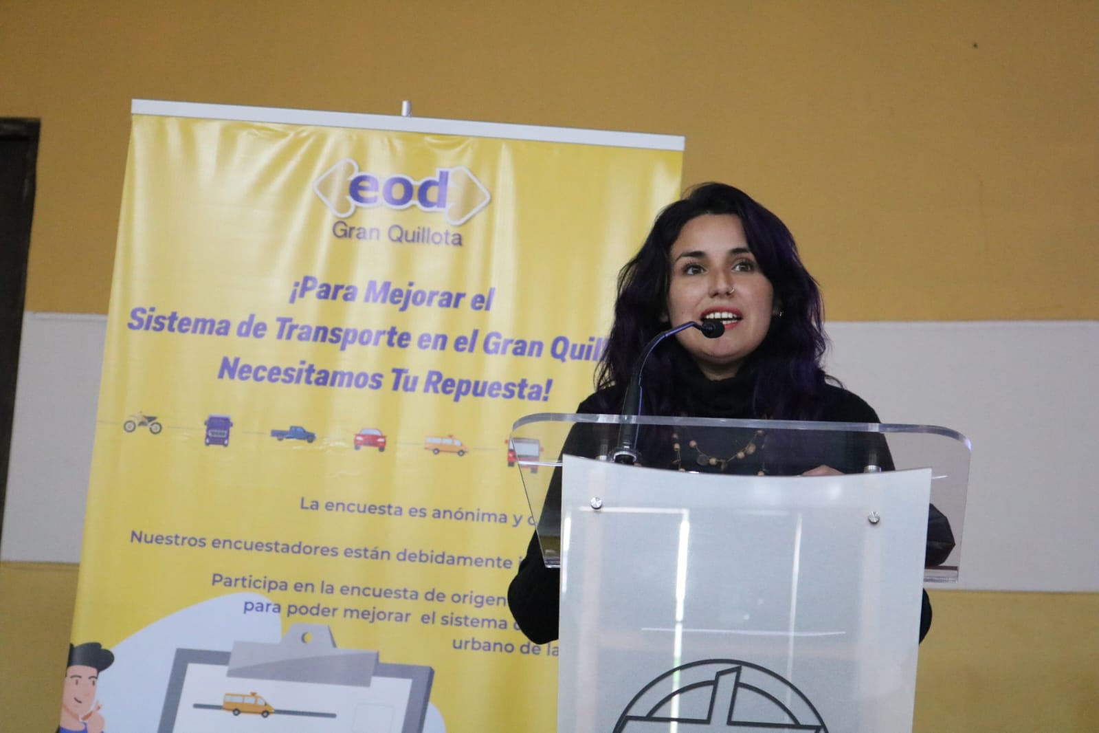 Sofía González, delegada presidencial regional; encuesta de transportes Gran Quillota