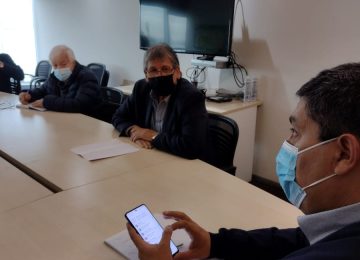 reunion microbuseros con seremi retamal