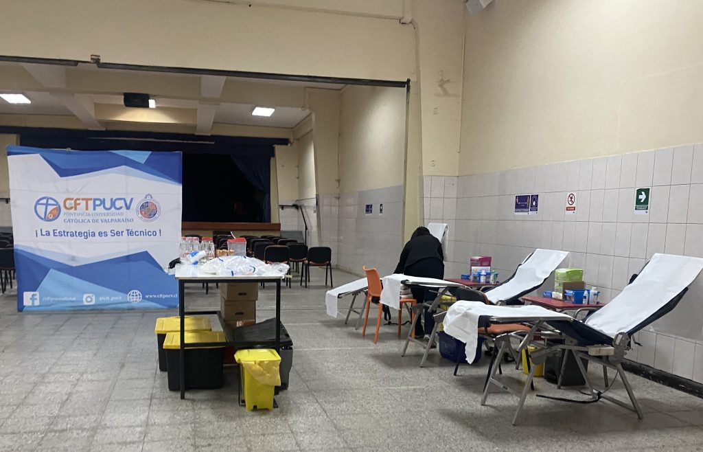 donación de sangre CFT PUCV