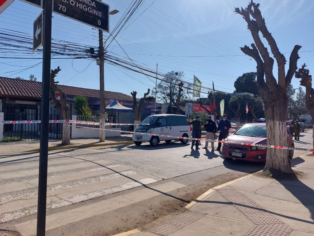 Balacera Puchuncavi hombre murio tras ser baleado afuera del BancoEstado