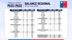 Reporte Covid-19 de la Región de Valparaíso 26 de julio de 2022