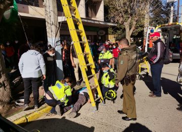 accidente en el centro de quillota