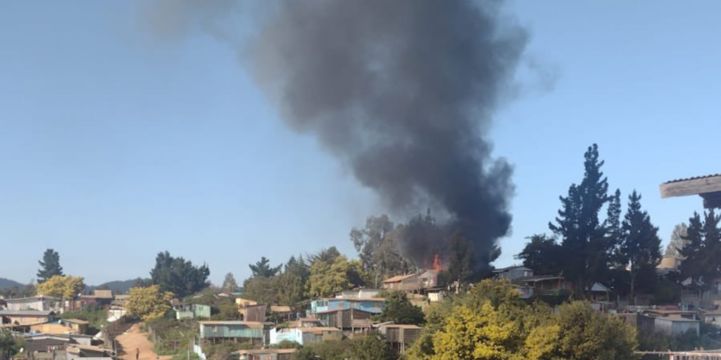 incendio en sector forestal alto en viña del mar 28 de julio de 2022