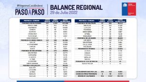 reporte covid-19 de la región de valparaíso 29 de julio de 2022