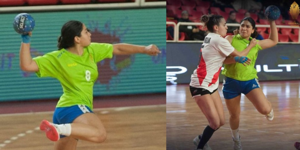 valeria carrasco destacada jugadora de balonmano de Quillota irá a pasantía en club de primera división de Suecia