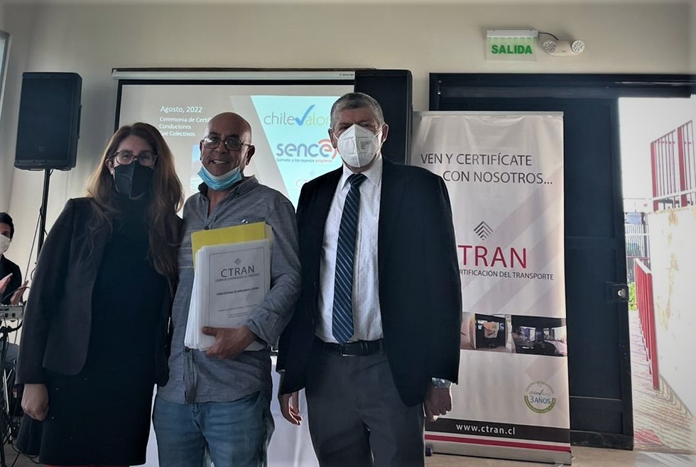 72 conductores de transporte público de Quilpué obtienen certificación de ChileValora