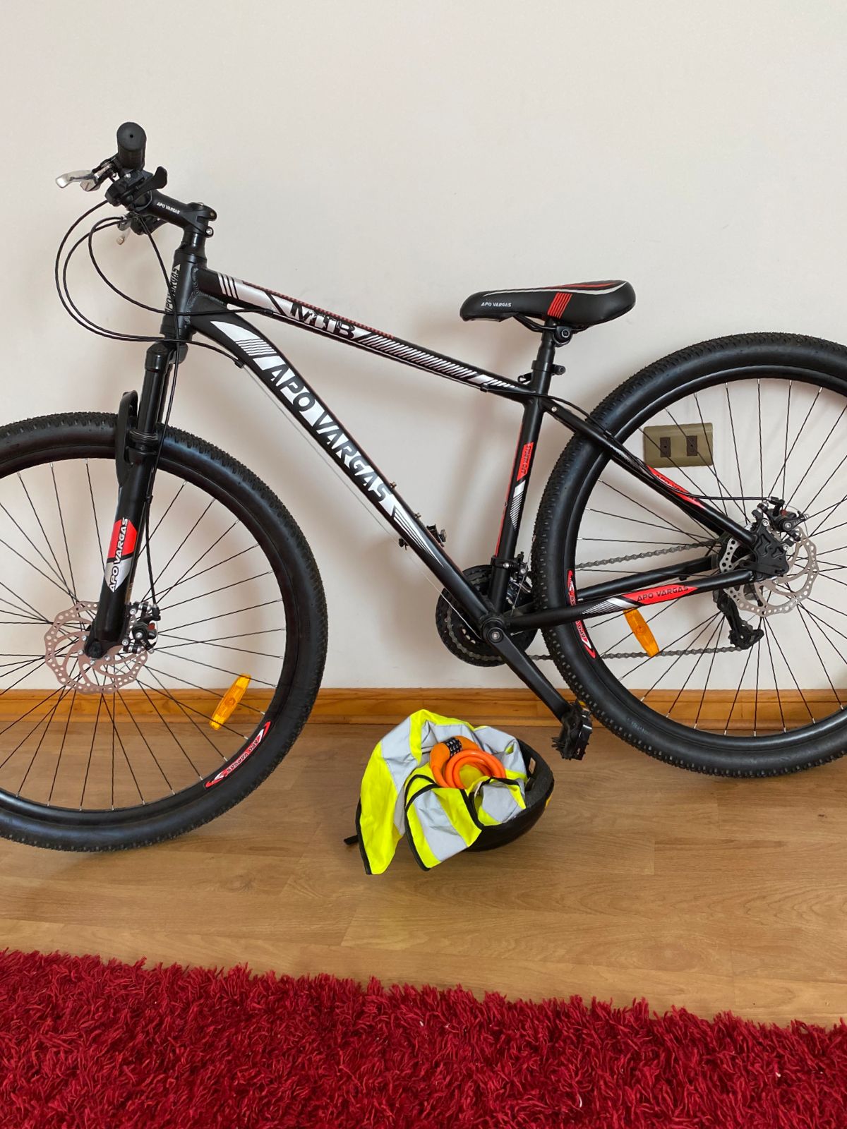 Bicicleta que obtuvo por cambio Vicente Rojas Garrido, joven de Quillota que partió haciendo el trueque de un clip, su meta es obtener un casa en base a sólo trueques