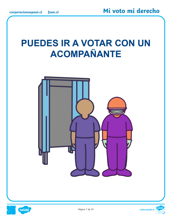 Elaboran guía con orientaciones para votantes con neurodiversidad para el Plebiscito Constitucional