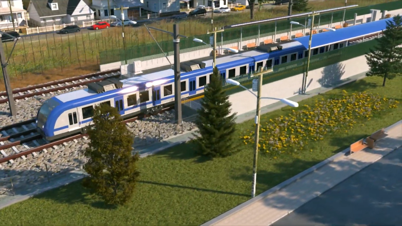 Estación san pedro en el proyecto de extensión del metro hacia Quillota, La Cruz y La Calera