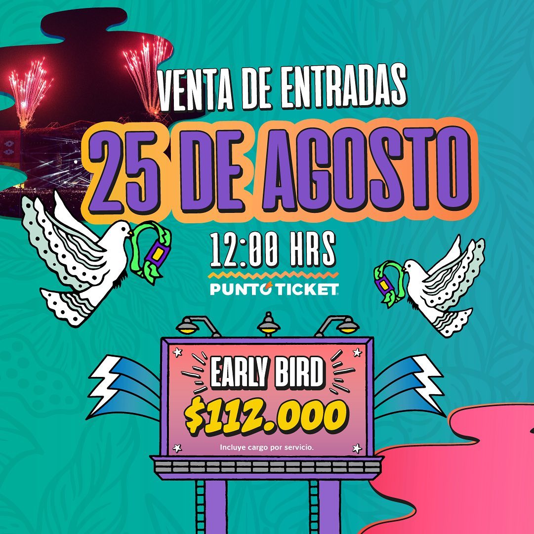 Fecha de venta de entradas Early Bird de Lollapalooza 2023