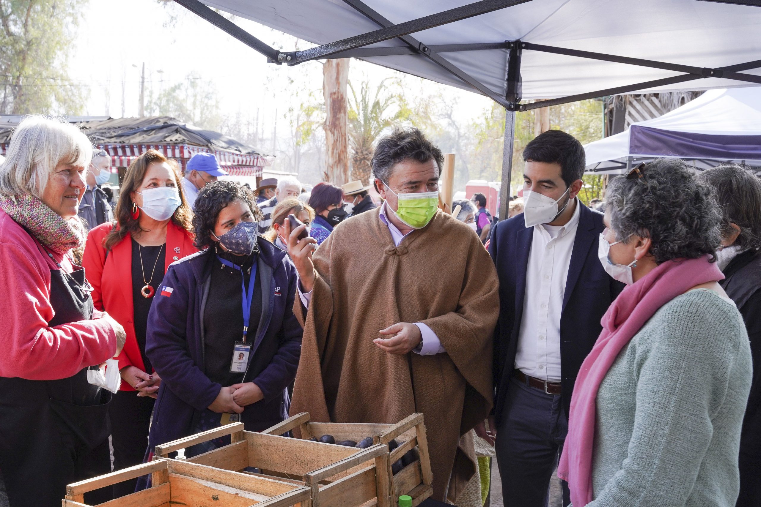 día de las campesinas y campesinos director de Indap y ministro de Agricultura