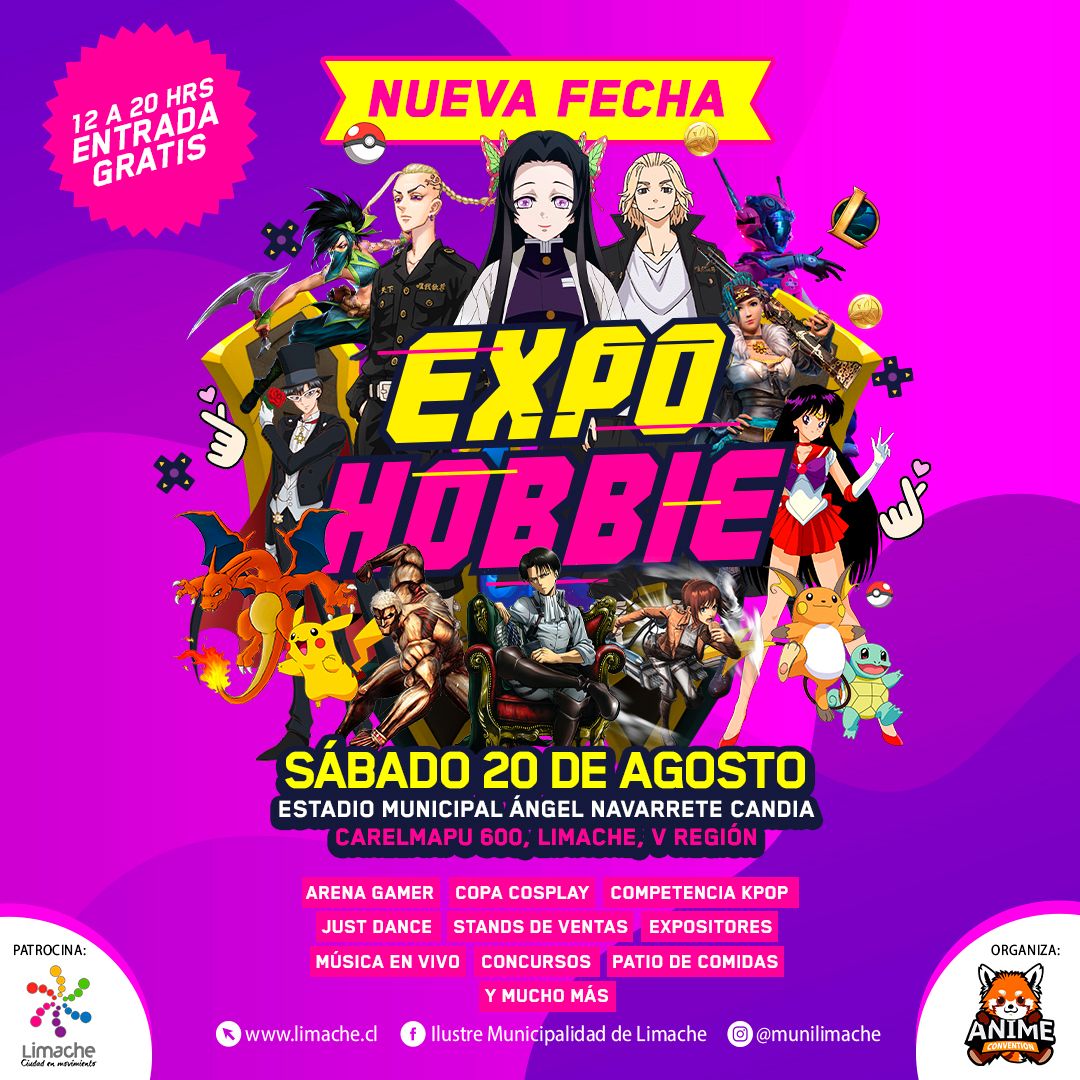 Nueva fecha de Expo Hobbie en Limache 2022