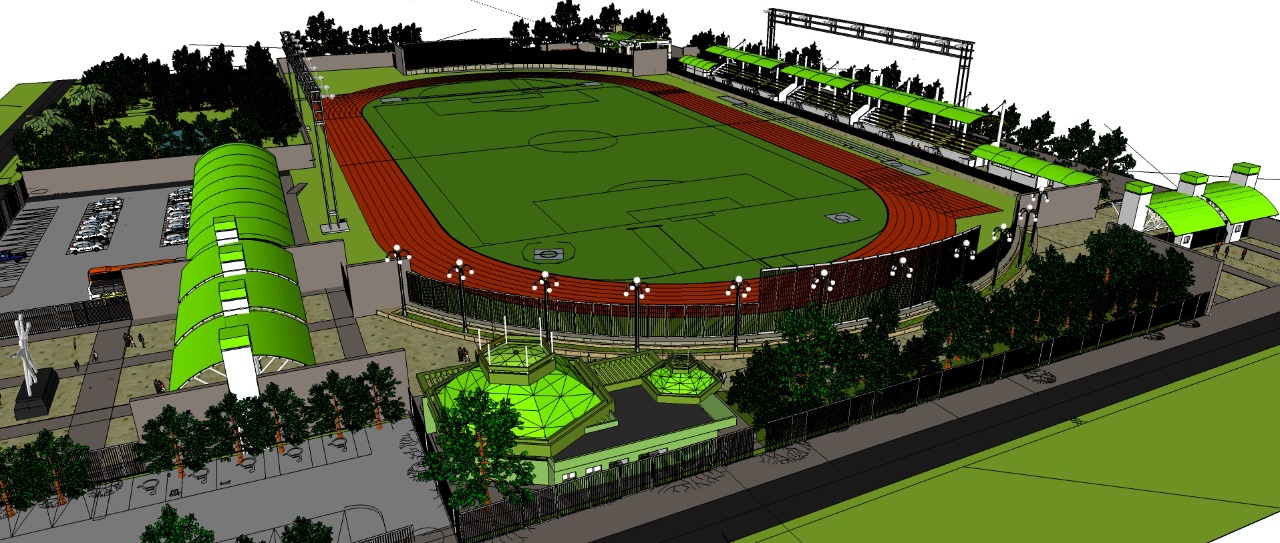 Este es el diseño preliminar del nuevo estadio atlético de Quillota