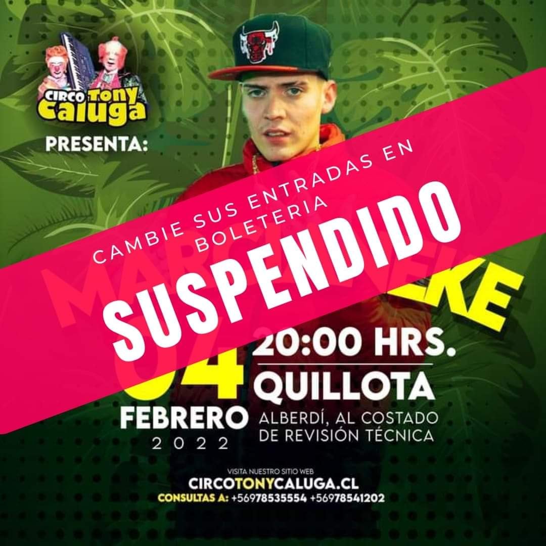 Suspenden show de Marcianeke el 04 de febrero de 2022