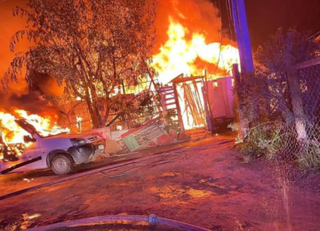 Un adulto mayor murió en un incendio en Villa Alemana en calle Buenos Aires