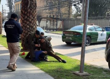detención de carabineros en centro de Limache