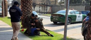 detención de carabineros en centro de Limache