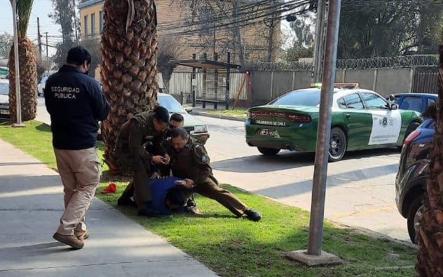 detención de carabineros en centro de Limache