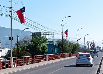 robo de banderas chilenas