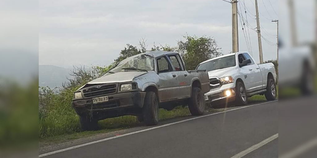 Madre e hija sufrieron accidente de tránsito en Quillota