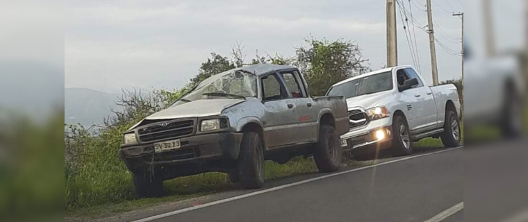 Madre e hija sufrieron accidente de tránsito en Quillota