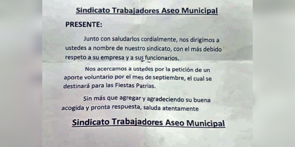 Quillota: Simulan ser trabajadores del aseo para posibles estafas