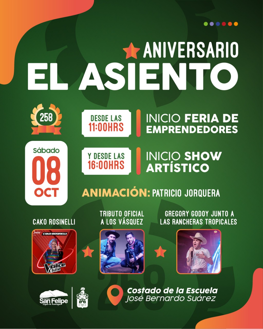 El Asiento de San Felipe celebrará sus 258 años con show musical 