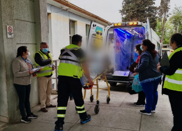 Inicia el traslado de pacientes al Hospital Biprovincial Quillota Petorca