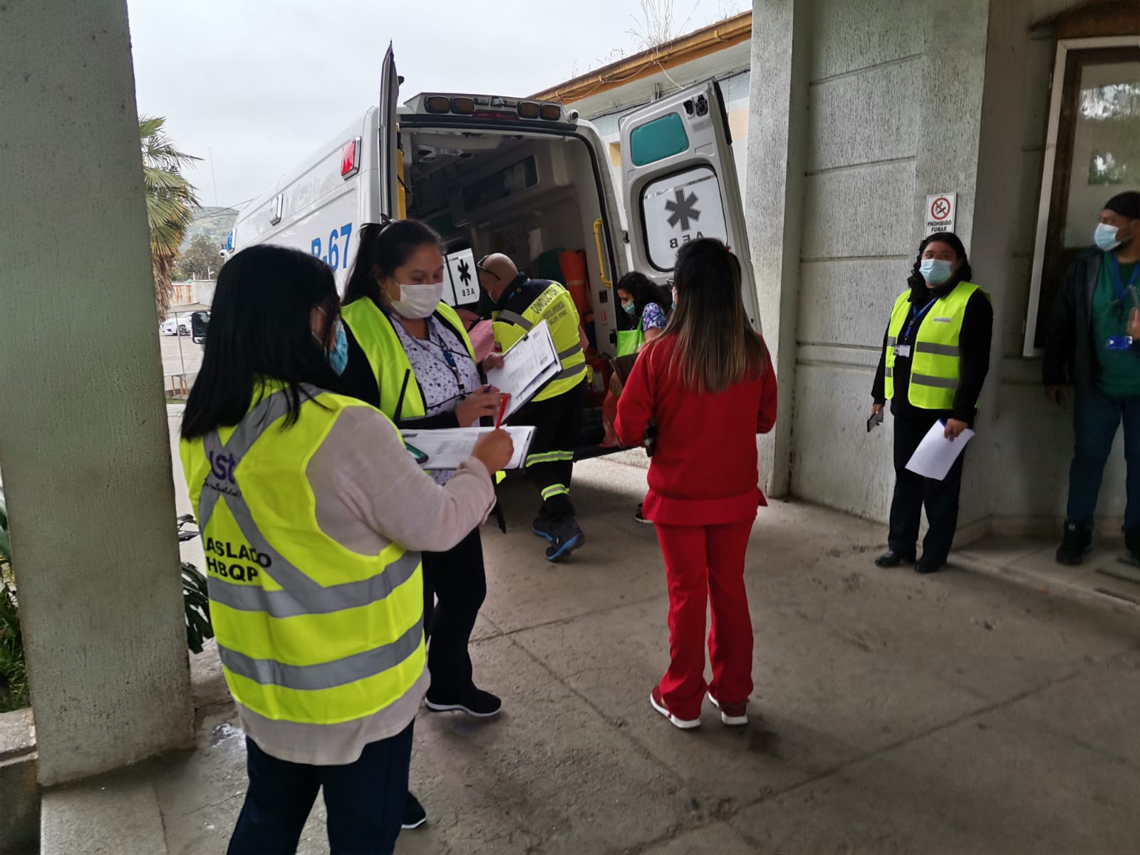 Inicia el traslado de pacientes al Hospital Biprovincial Quillota Petorca