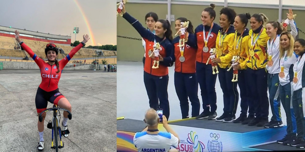 Paula Molina, oriunda de Quilpué, obtiene medalla de plata en ciclismo en Juegos Odesur 2022