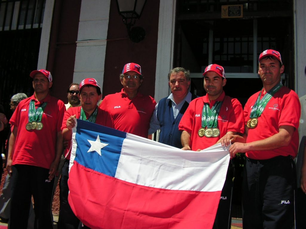 bicampeones de bochas 2006 - discapacidad